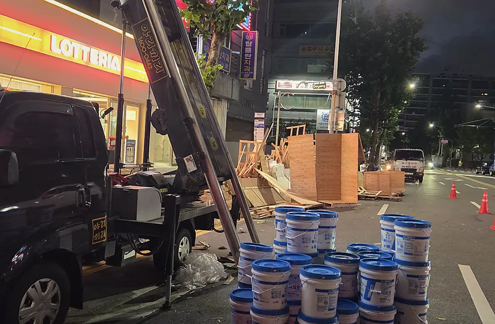 과천 아파트 폐기물 업체 시공 후